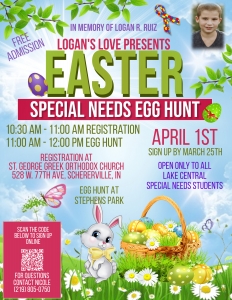 Logans Love - Easter Egg Hunt Flyer